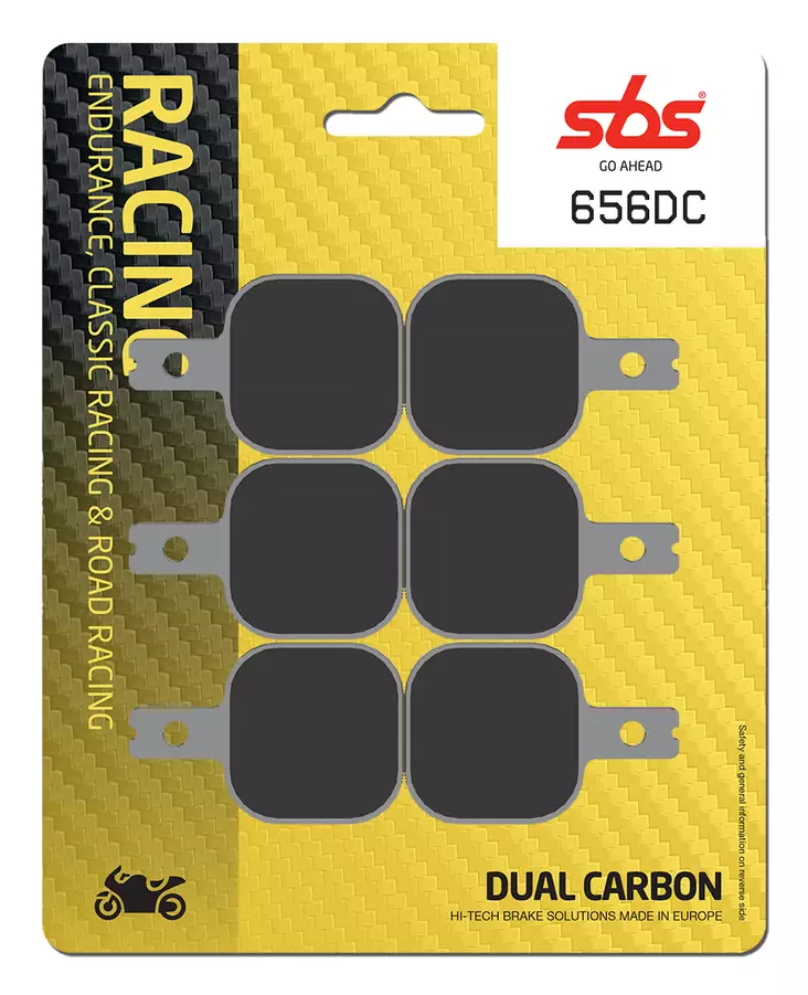 Sbs Jarrupalat Dual Carbon - Duell MP varaosat ja tarvikkeet - 123712 - 1