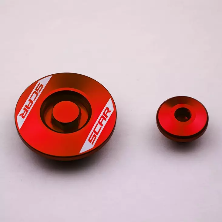 Scar Engine Plugs - Suzuki Red color - Duell MP varaosat ja tarvikkeet - 76092 - 1
