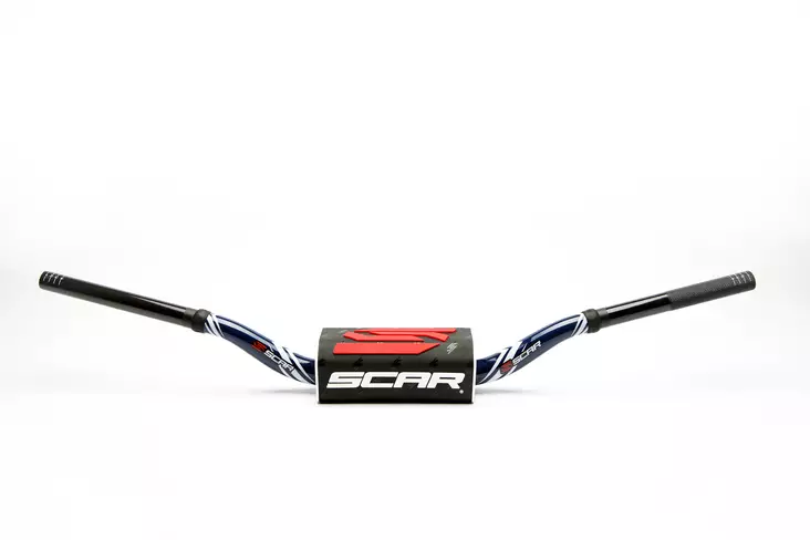 Scar Handlebar O² COLOR Ø28,6 (1 1/8”) - RC - DARK BLUE Bar - BLACK Bar pad - Duell MP varaosat ja tarvikkeet - 75652 - 1