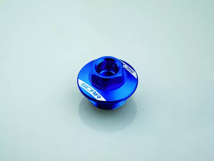 Scar Oil Filler Plug - Honda/Yamaha Blue color - Duell MP varaosat ja tarvikkeet - 75172 - 1