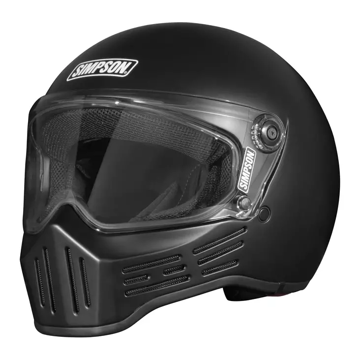 SIMPSON Kypärä M30 Solid Mattamusta, M - Duell ajovarusteet - 54542 - 1