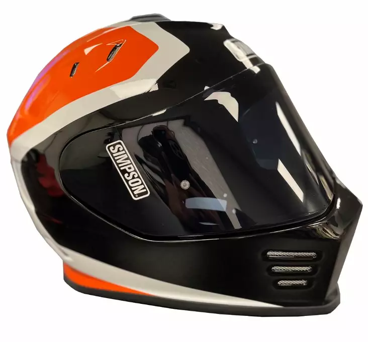 SIMPSON Kypärä Venom Milwaukee Oranssi XL - Duell ajovarusteet - 54832 - 1