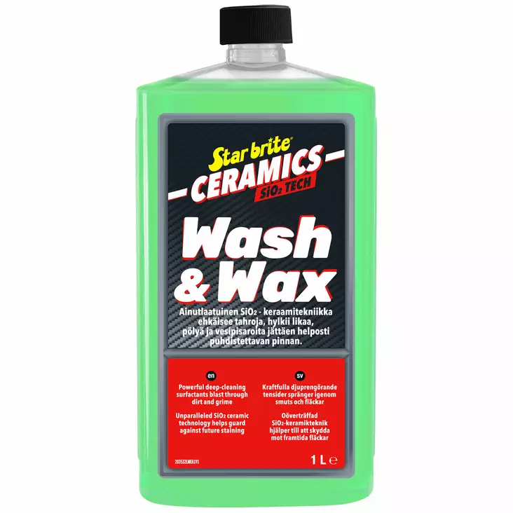 Star brite Ceramics Wash & Wax 1L - Duell venetarvikkeet - 132532 - 1