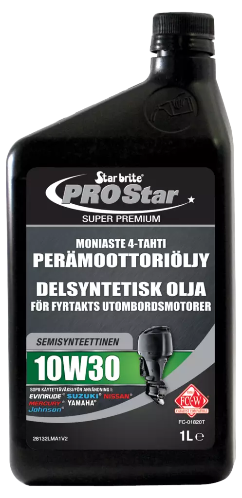 Star brite Moniaste 4-tahti 10W30 Perämoot.öljy synt. 1L - Duell venetarvikkeet - 132742 - 1