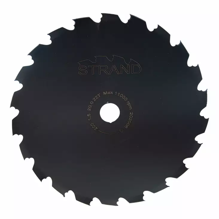 Strand Raivaussahan terä Ø 225mm / Ø 25.4mm 22 h. - Duell pienkoneiden varaosat ja tarvikkeet - 73902 - 1