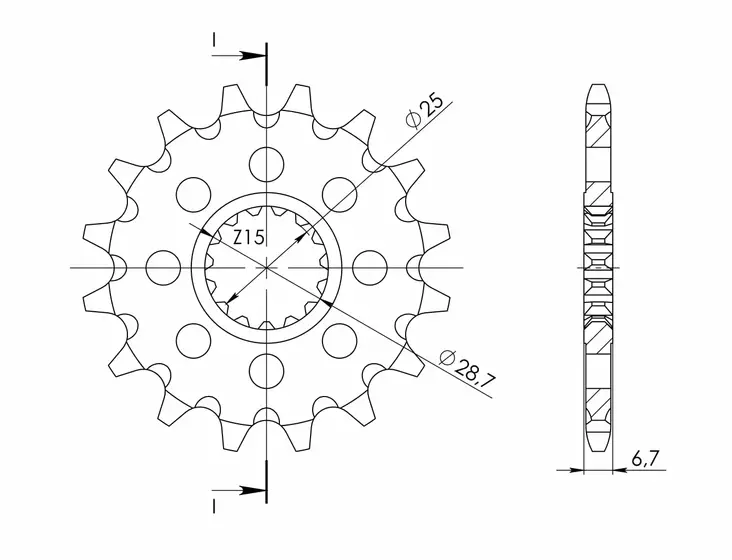 Supersprox / JT Eturatas 1592.15 - Duell MP varaosat ja tarvikkeet - 119192 - 1