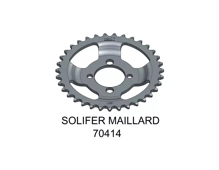 Tec-X Takaratas 35 hammasta (415) Solifer SM 71-80 - Maillard - Duell mopojen varaosat ja tarvikkeet - 118222 - 1