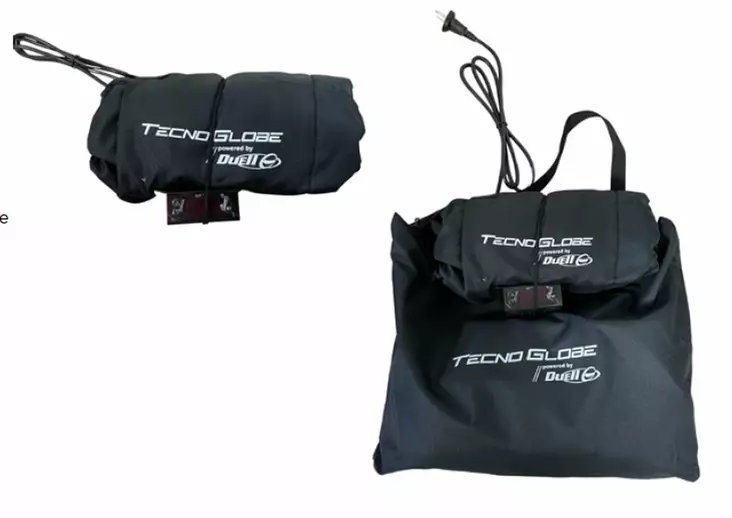TG TYRE WARMER SET TECNO GLOBE BLACK with Display - Duell MP varaosat ja tarvikkeet - 66272 - 1