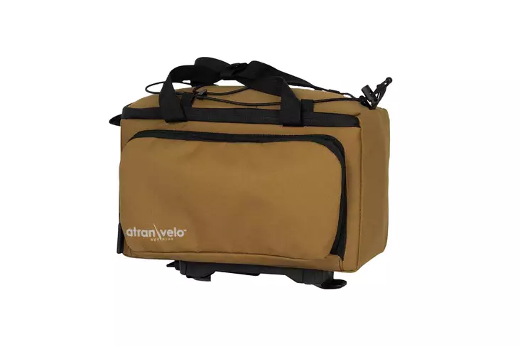 Top Bag ATRAN Zap laukku tavaratelineen päälle 10.5l + 8l Beige AVS - Duell polkupyörien varaosat ja tarvikkeet - 128592 - 1