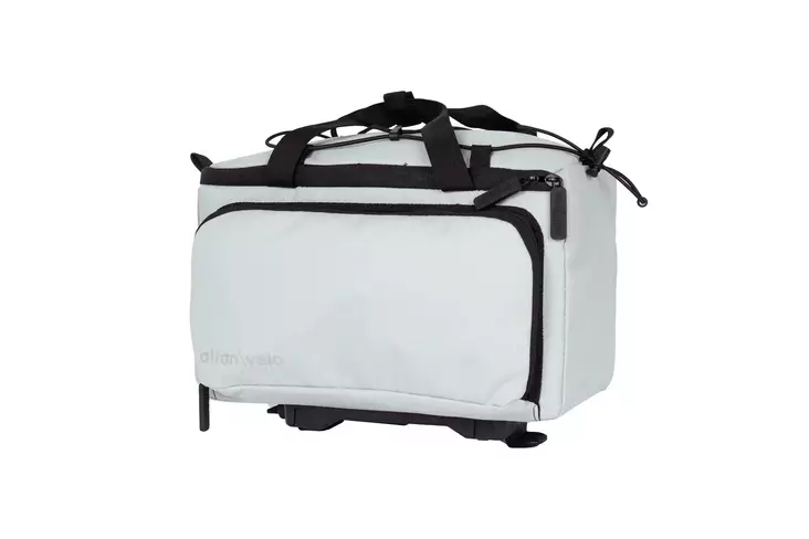 Top Bag ATRAN Zap laukku tavaratelineen päälle 10.5l + 8l Vaalean harmaa AVS - Duell polkupyörien varaosat ja tarvikkeet - 128342 - 1