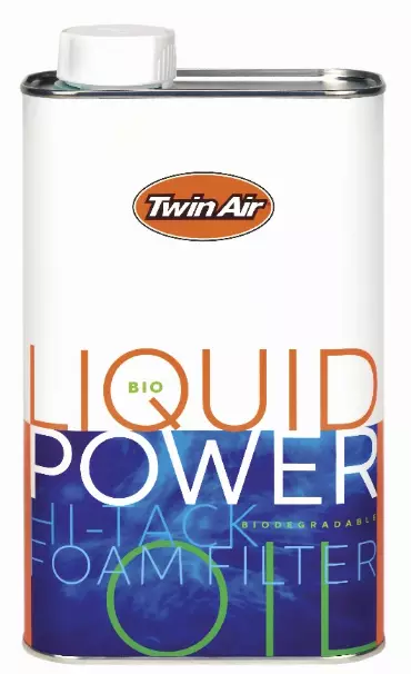 Twin Air Liquid Bio Power Air Filter Oil (1 liter) (12) (IMO) - Duell MP varaosat ja tarvikkeet - 125502 - 1