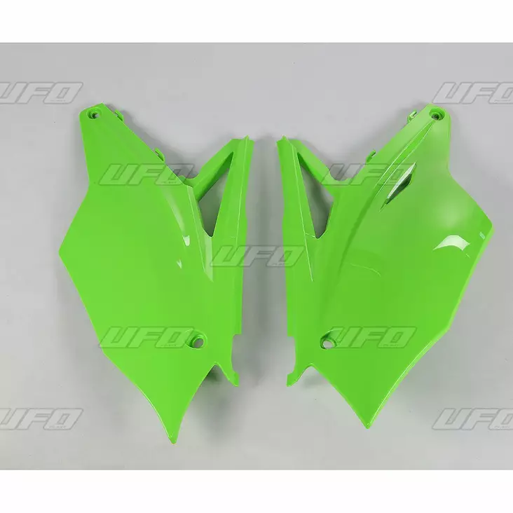 UFO Sivunumerokilvet KX450F 16- KX250F 17-Vihreä 026 - Duell MP varaosat ja tarvikkeet - 48582 - 1
