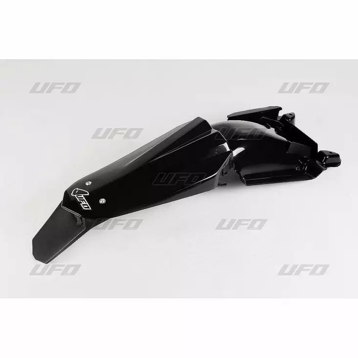 UFO Takalokasuoja Enduro takavalolla HVA TC/TE250-510 08- Musta 001 - Duell MP varaosat ja tarvikkeet - 48772 - 1