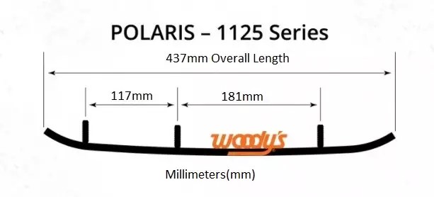 Woody´s Ohjausrauta Standard - Duell MK varaosat ja tarvikkeet - 22462 - 1