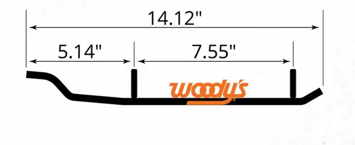 Woodys Ohjausrauta Yamaha - Duell MK varaosat ja tarvikkeet - 22542 - 1