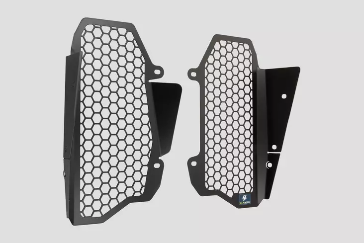 Yakk EXP Radiator guard Honda CRF1100 Africa Twin (16-20) black - Duell MP varaosat ja tarvikkeet - 100062 - 1
