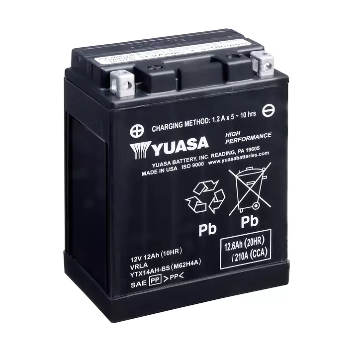 Yuasa akku YTX14AH-BS (wc) factory activated - Duell muut varaosat ja tarvikkeet - 131282 - 1