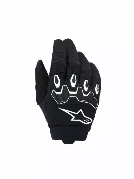Alpinestars Hanskat Youth Full Bore v2 Musta/Valkoinen, M - Duell ajovarusteet - 39532 - 1