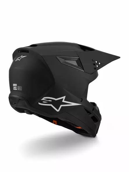 Alpinestars Kypärä S-M3 Matta Musta, M - Duell ajovarusteet - 36732 - 1