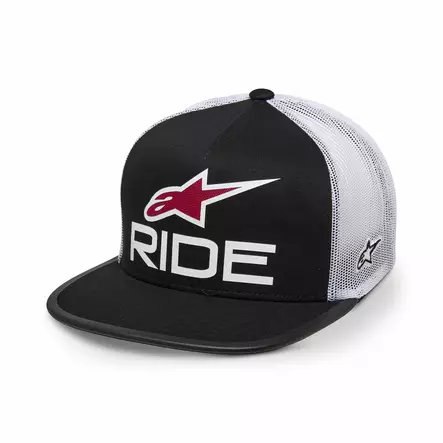 Alpinestars Ride 4.0 Trucker Hat Black/Red/White - Duell ajovarusteet - 35532 - 1