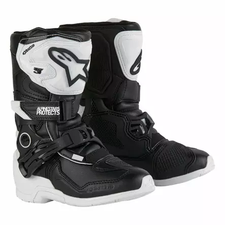 Alpinestars Saapas Tech 3s Barn Musta/Valkoinen, 30.5 - Duell ajovarusteet - 38282 - 1