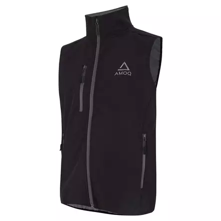 AMOQ Race Softshell Liivi Musta, 2XL - Duell ajovarusteet - 52632 - 1