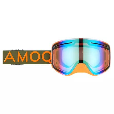 AMOQ Vision Vent+ Magnetic Ajolasit Military Vihreä/Oranssi - Kulta Peili - Duell ajovarusteet - 52872 - 1