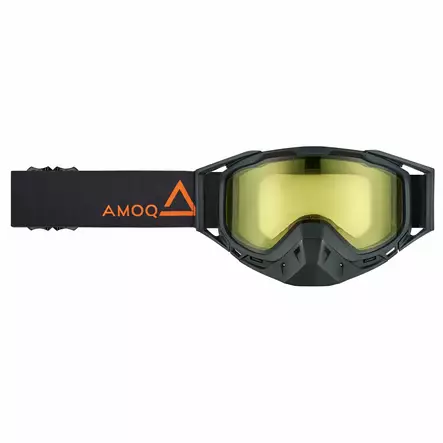 AMOQ Youth Snow Goggles Black-Orange yellow lens - Duell ajovarusteet - 51302 - 1