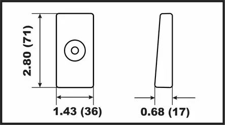 Anodi alumiini Honda BF60-BF250 (2-pakk.) - Duell venetarvikkeet - 136032 - 1