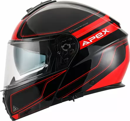 APEX Kypärä MT300 Sydney musta/punainen M - Duell ajovarusteet - 32272 - 1