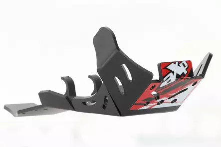 AXP Xtrem HDPE Skid Plate Black Gas-Gas EC250F/EC350F 21-23 - Duell MP varaosat ja tarvikkeet - 86252 - 1