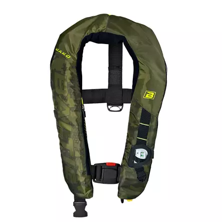 Baltic Mako manual ilmatäytteinen pelastusliivi vihreä 40-150kg - Duell venetarvikkeet - 135402 - 1