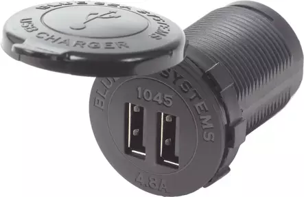 Blue Sea Fast charge 4.8A Dual chargers - Duell venetarvikkeet - 132222 - 1