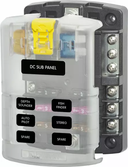 Blue Sea ST Blade Common source Fuse Blocks - Duell venetarvikkeet - 132542 - 1