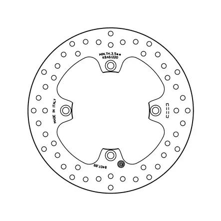 Brembo Serie Oro jarrulevy - Duell MP varaosat ja tarvikkeet - 121652 - 1