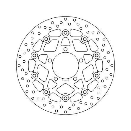 Brembo Serie Oro jarrulevy kelluva - Duell MP varaosat ja tarvikkeet - 121392 - 1