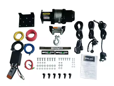 BRONCO GEN II WINCH 4500 Wire - Duell ATV varaosat ja tarvikkeet - 141082 - 1
