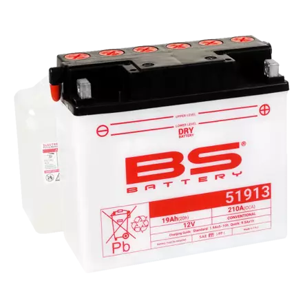 BS Battery 51913 (cp) Conventional Dry charged - Duell muut varaosat ja tarvikkeet - 131422 - 1