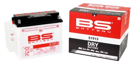 BS Battery 51913 (cp) Conventional Dry charged - Duell muut varaosat ja tarvikkeet - 131422 - 1