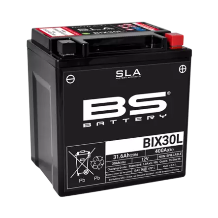 BS Battery BIX30L (FA) SLA - Sealed & Activated - Duell muut varaosat ja tarvikkeet - 131472 - 1
