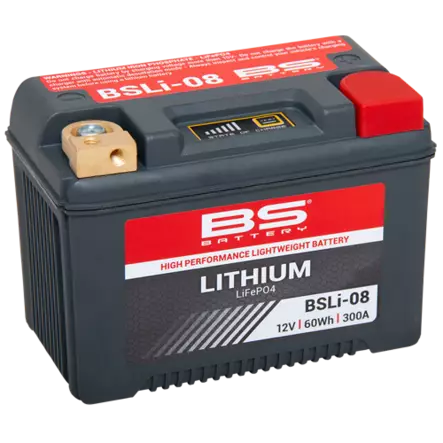 BS Battery BSLI-08 Lithiumakku - Duell muut varaosat ja tarvikkeet - 131752 - 1