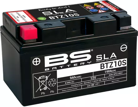 BS Battery BTZ10S (FA) SLA - Sealed & Activated - Duell muut varaosat ja tarvikkeet - 131792 - 1