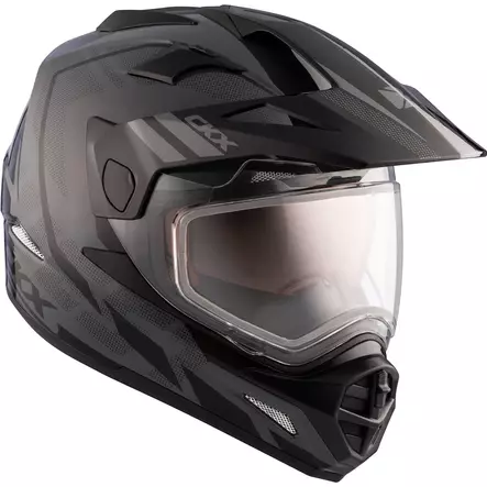 CKX Kypärä QUEST RSV Moosek Sähkövisiirillä Harmaa XS - Duell ajovarusteet - 60042 - 1