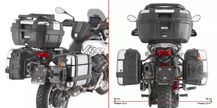 Givi Pannier Holder Moto Guzzi V85 TT (2024) - Duell MP varaosat ja tarvikkeet - 102352 - 1