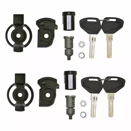 Givi Security lock lukkosarja sis. 2 lukkopesää + 4 avainta - Duell MP varaosat ja tarvikkeet - 102472 - 1