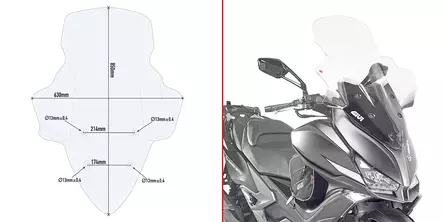GIVI SPECIFIC FITTING KIT D6104ST - Duell MP varaosat ja tarvikkeet - 100702 - 1