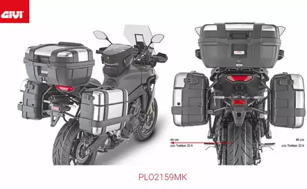 GIVI TUB.PANN.HOLDER Tracer 9 21- - Duell MP varaosat ja tarvikkeet - 102562 - 1
