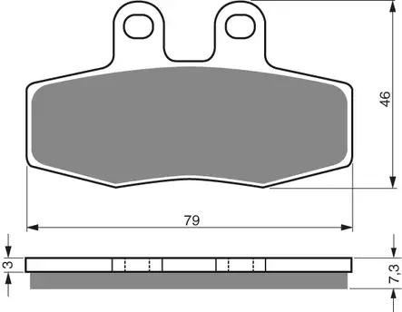 GOLDFREN Jarrupalat 010 Ceramic carbon AD - Duell MP varaosat ja tarvikkeet - 67722 - 1