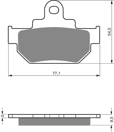GOLDFREN Jarrupalat 046 Ceramic Carbon AD - Duell MP varaosat ja tarvikkeet - 68572 - 1