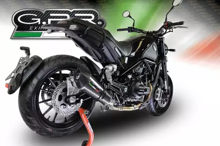 GPR Benelli Leoncino 500 Trail 2017/20 e4 EC-Approv. slip-on exhaust Gpe Ann. P - Duell MP varaosat ja tarvikkeet - 110882 - 1